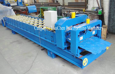 380V Power Hydraulic Arc Sheet Metal Roll Forming Machines 15 Roller Station Untuk Afrika