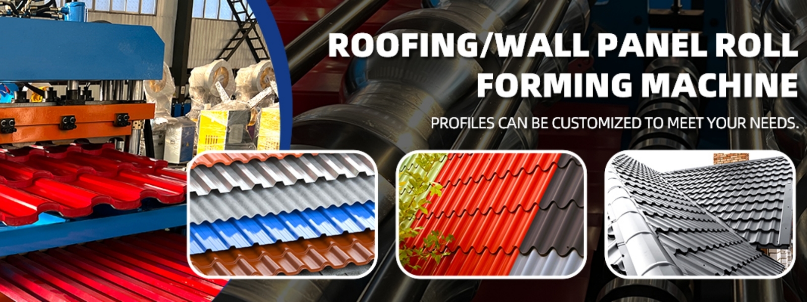 Kualitas mengkilap ubin roll membentuk mesin pabrik