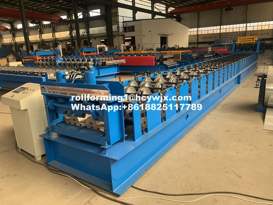 1mm CE Steel Deck Roll Forming Machine, Cold Roll Forming Equipment 850mm