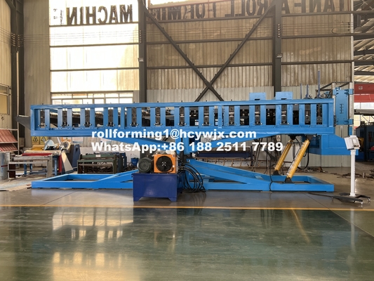 Super Span Arched Roof Cold Roll Forming Equipment Mesin 15m/Min