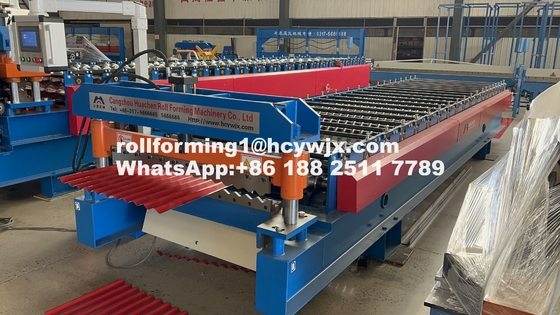 45# Mesin Forming Rollers Steel Roller Forming Machine 15-20m/min Kecepatan Forming