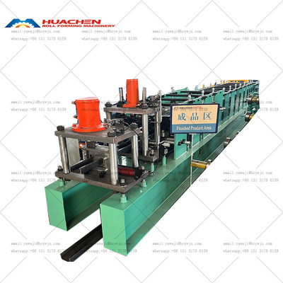 PLC Control C Purlin Roll Forming Machine Dengan 14-18 Stasiun Roller