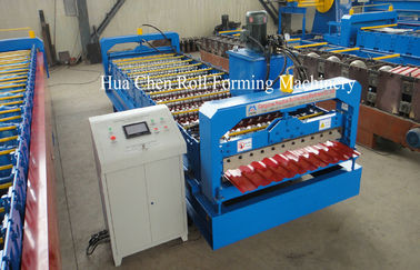5 Ton Pasif Decoiler Hidrolik Dinding Panel Roll Forming Machine 0,3-0,6 mm
