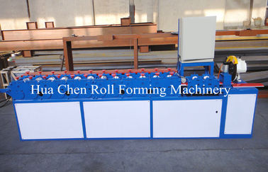 Kontrol PLC Shutter Door Roll Forming Machine 0.3-0.6mm 15m / Min