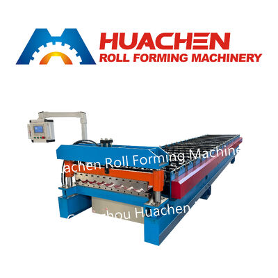 Ekspor Standar Steel Sheet Roof Tile dan Wall Panel Roll Forming Mesin Membuat