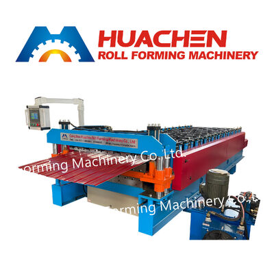 Mesin Roll Forming Lapisan Ganda Panel Multifungsi Berkualitas Tinggi Mesin Pembuat Lembaran Atap Seng Mesin Panel Atap
