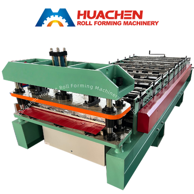 Metal Steel Roofing Sheet Roof Panel Roll Membentuk Mesin Membuat