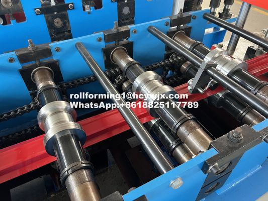 Fence Pickets Roll Forming Machine dengan Hydraulic Cutting PLC Control dan Ketebalan Material 0,3-0,6mm