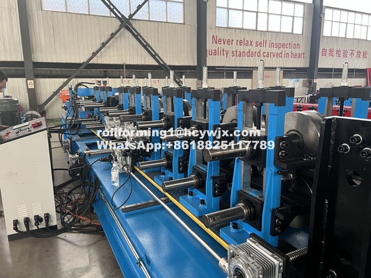 Satu Klik CZ Purlin Interchange Roll Forming Machine Chain Drive