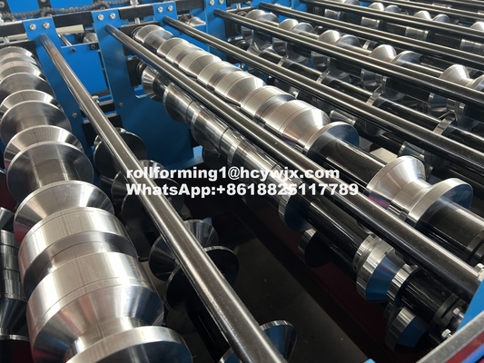 Mesin Membentuk Roll Layer Ganda Berjalan Otomatis Dengan Sertifikasi CE