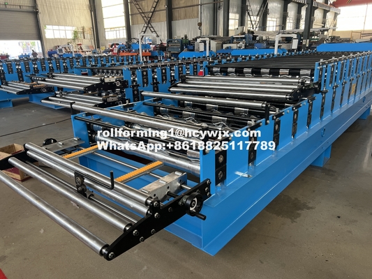 Mesin Membentuk Roll Layer Ganda Berjalan Otomatis Dengan Sertifikasi CE