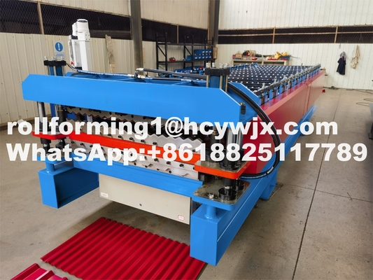 4KW Roll Forming Machine Dengan Diameter Poros Utama 70-80mm
