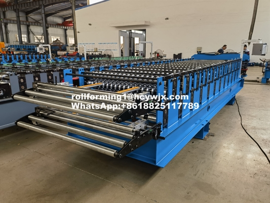 4KW Roll Forming Machine Dengan Diameter Poros Utama 70-80mm