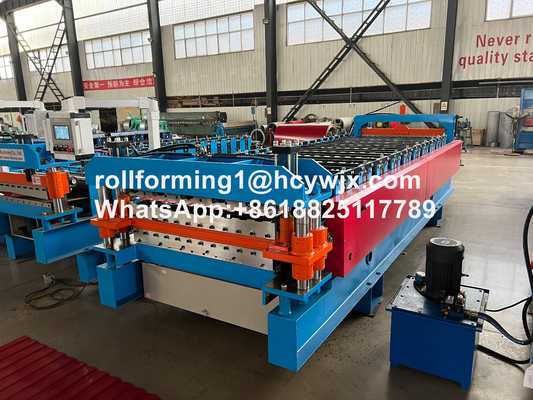 TR37-200/TR14-225 Mesin Membentuk Roll Layer Ganda Dengan Guillotine Precuting