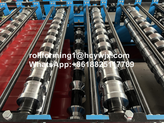 TR37-200/TR14-225 Mesin Membentuk Roll Layer Ganda Dengan Guillotine Precuting