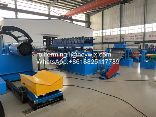 GI / PPGI Bahan baku Steel Coil Slitting Line Dengan Pemotongan