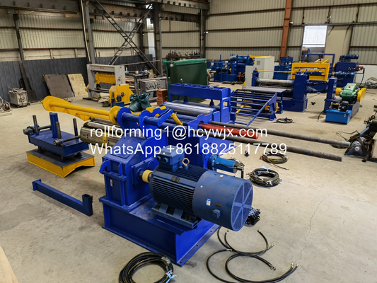GI / PPGI Slitting Line dengan Recoiler 0.12-5m/min Ketebalan material