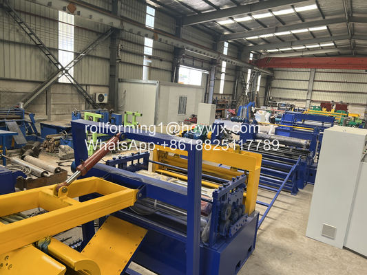 GI / PPGI Slitting Line dengan Recoiler 0.12-5m/min Ketebalan material