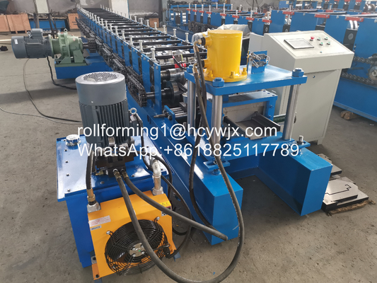 Mesin Membentuk Kerangka Pintu Otomatis Untuk 0,8-1,5mm Dengan Kontrol PLC