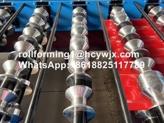 TP25/TP35/TP40 20m/Min Mesin Membentuk Gulung Bergelombang Untuk Lembar Atap