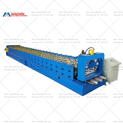 Precision Quality Decking Steel Sheet Floor Deck Roll Forming Making Machine Otomatisasi