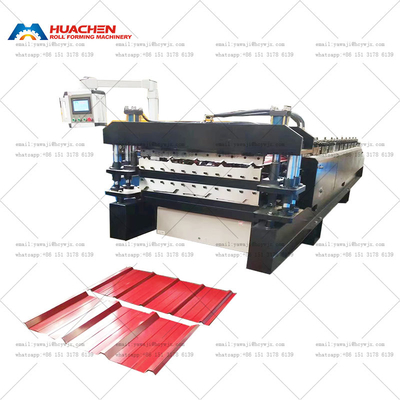 PBR Panel Dan Panel AG Double-Layer Roll Forming Mesin Untuk Dijual