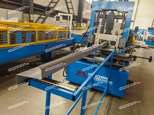 CZU M4Z/M4C Purlins Roll Forming Machine Satu Klik Perubahan Ukuran Profil