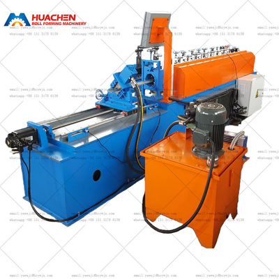 Langit-langit KNAUF- Profil Roll Forming Machine Dengan PLC Control Gear Transmission