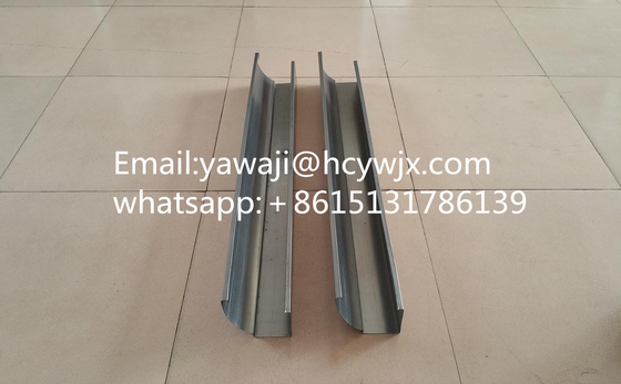Otomatis Lempeng Baja Galvanis Metal Atap Hujan Gutter Roll Forming Mesin