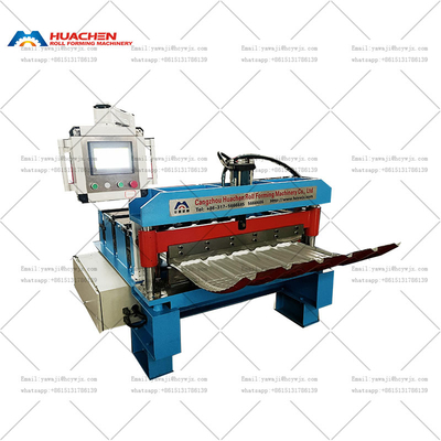 Trapezoidal Curving Roof Arching Steel Panel Roll Forming Machine (Mesin Membentuk Rol Panel Baja)