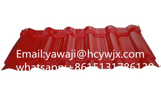 Mesin Membentuk Roll Tile Steel Kaca Hidrolik Dengan Bahan Pemotong CR12 Dan Ketebalan Bahan 0,3-0,6mm