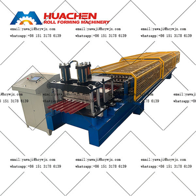 Otomatis Shutter Pintu Blade Roll Forming Machine Pintu Garasi Rolling Up Pintu Membuat Mesin