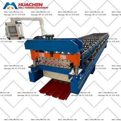 High Rib Metal Roof Roll Forming Machine Dengan Bahan PPGI / GI Dan Lebar 925mm
