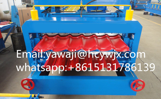 PPGI / GI Bahan Profesional Double Deck Roll Forming Mesin Produsen