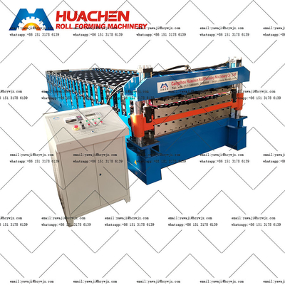 Mesin Forming Roll Double Deck yang ekonomis dengan total daya 5,5 5.5KW