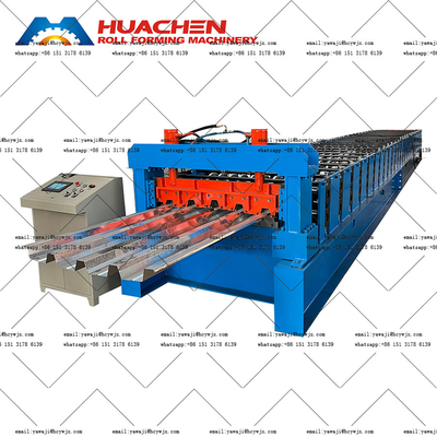 Teja Floor Deck Roll Forming Machine untuk membuat lembaran atap bergelombang