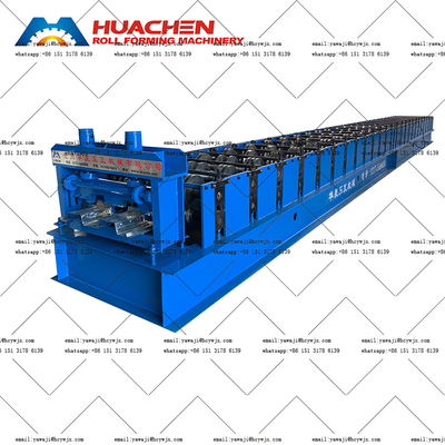 PPGI / GI Metal Steel Floor Deck Forming Machine Untuk 788mm