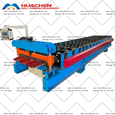 Mesin Membentuk Roof Roof Steel / Mesin Atap Logam Untuk Dijual