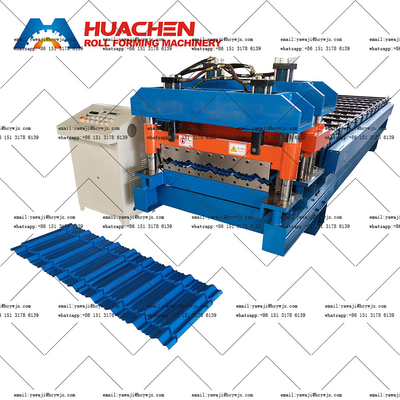 1000mm Mesin Membuat Genteng Kaca Warna Cantik Untuk PPGI / GI