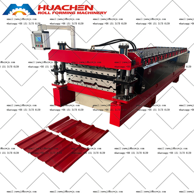 915mm Roman Glazed Tile Double Layer Roll Forming Machine