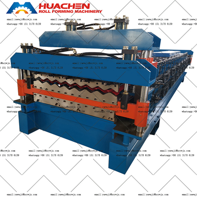Mesin Membentuk Roof Sheet Double Steel Deck Roll