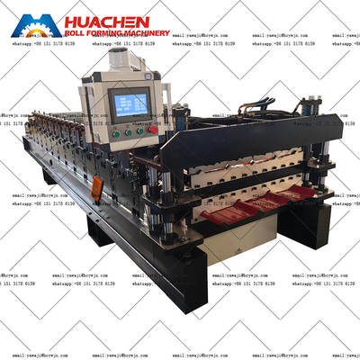 Mesin Rollforming Baja PPGI / GI Berkinerja Tinggi Dek Ganda
