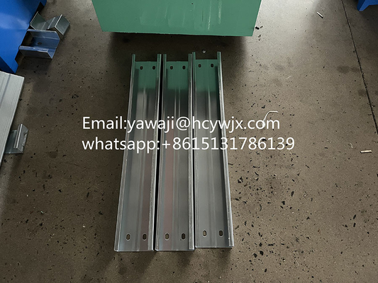 Layar Sentuh CEE Purlin Mesin Roll Forming Dengan Bahan 80mm