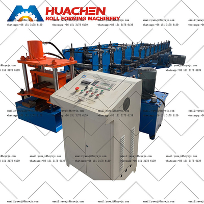 PLC Control C Purlin Roll Forming Mesin