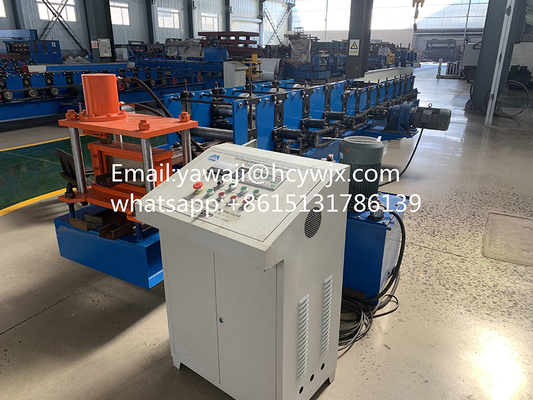 PLC Control C Purlin Roll Forming Mesin