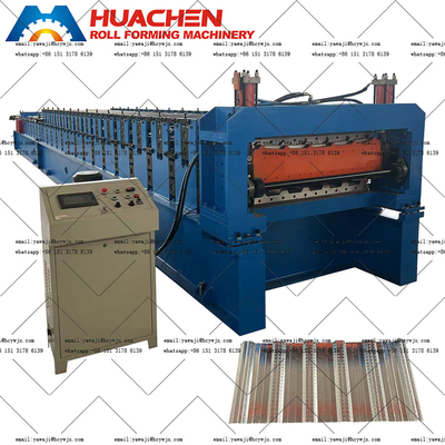 Mesin Rolling Lembar Logam Ganda Lapisan Membentuk Roll Line Ganda Dek Peralatan Produksi