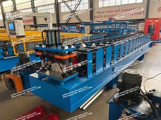 Hydraulic Cutting Intelligent Steel Roofing Tile Forming Machine Mesin untuk membentuk ubin baja