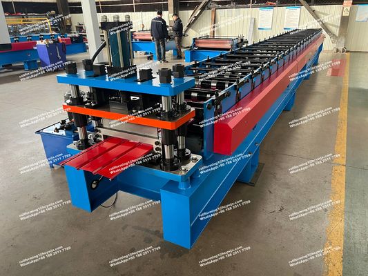 Georgia Wall Panel Roll Forming Machine untuk bangunan logam komersial