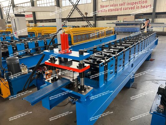 3 Fase Wall Sheet Wall Panel Roll Forming Machine Sistem Kontrol PLC
