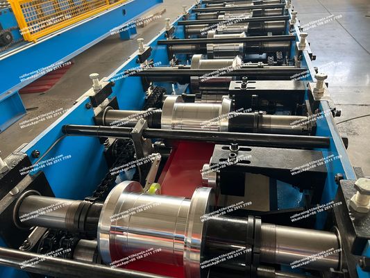 3 Fase Wall Sheet Wall Panel Roll Forming Machine Sistem Kontrol PLC